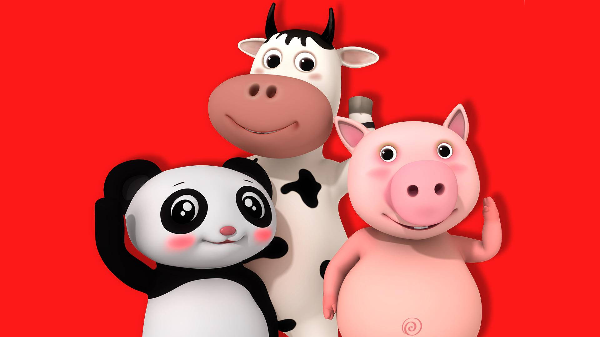 Little Baby Bum suloiset eläimet Taustakuvat
