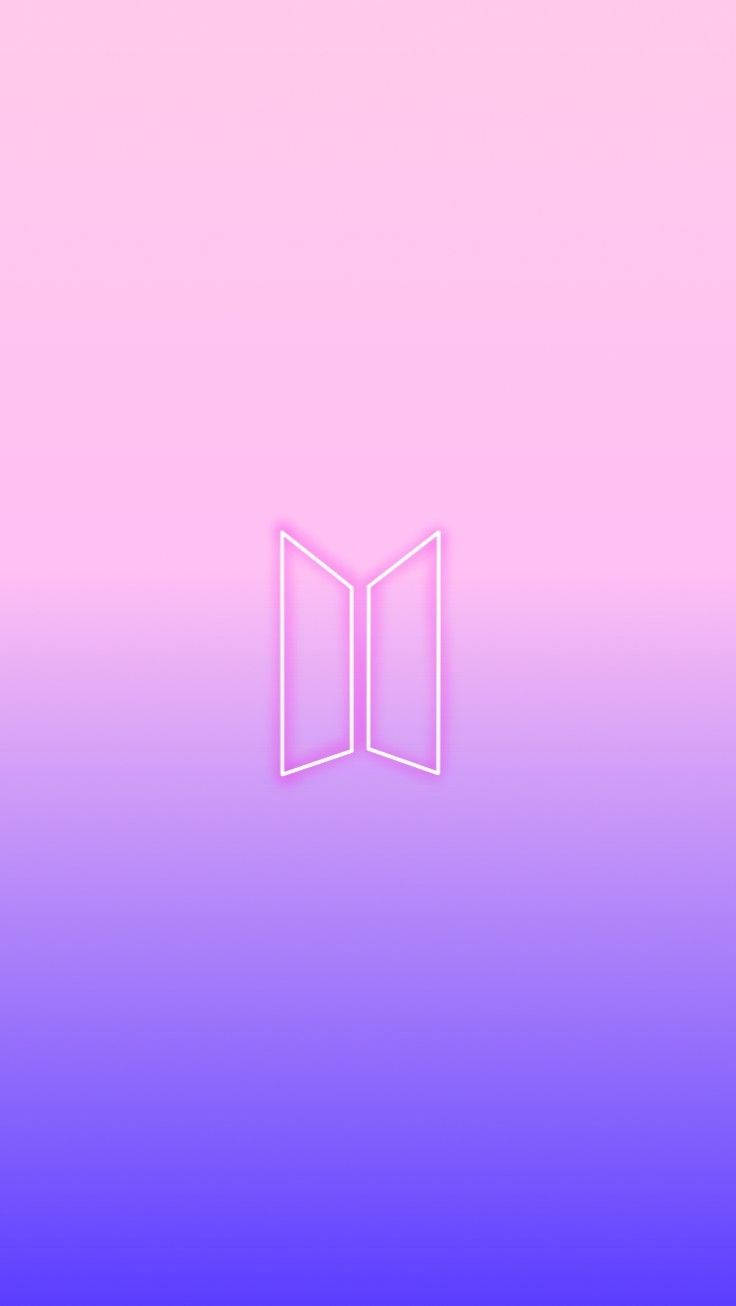Liukuväri violetti BTS-logo Taustakuvat