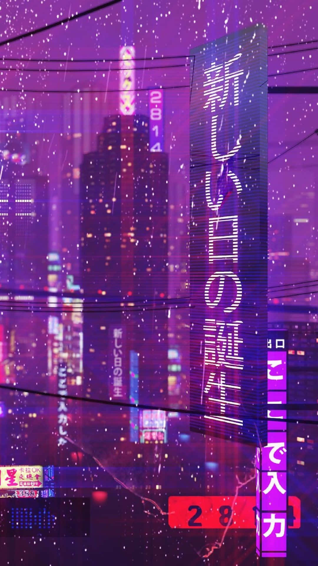 Live Aesthetic Tokion kaupunki Vaporwave Taustakuvat