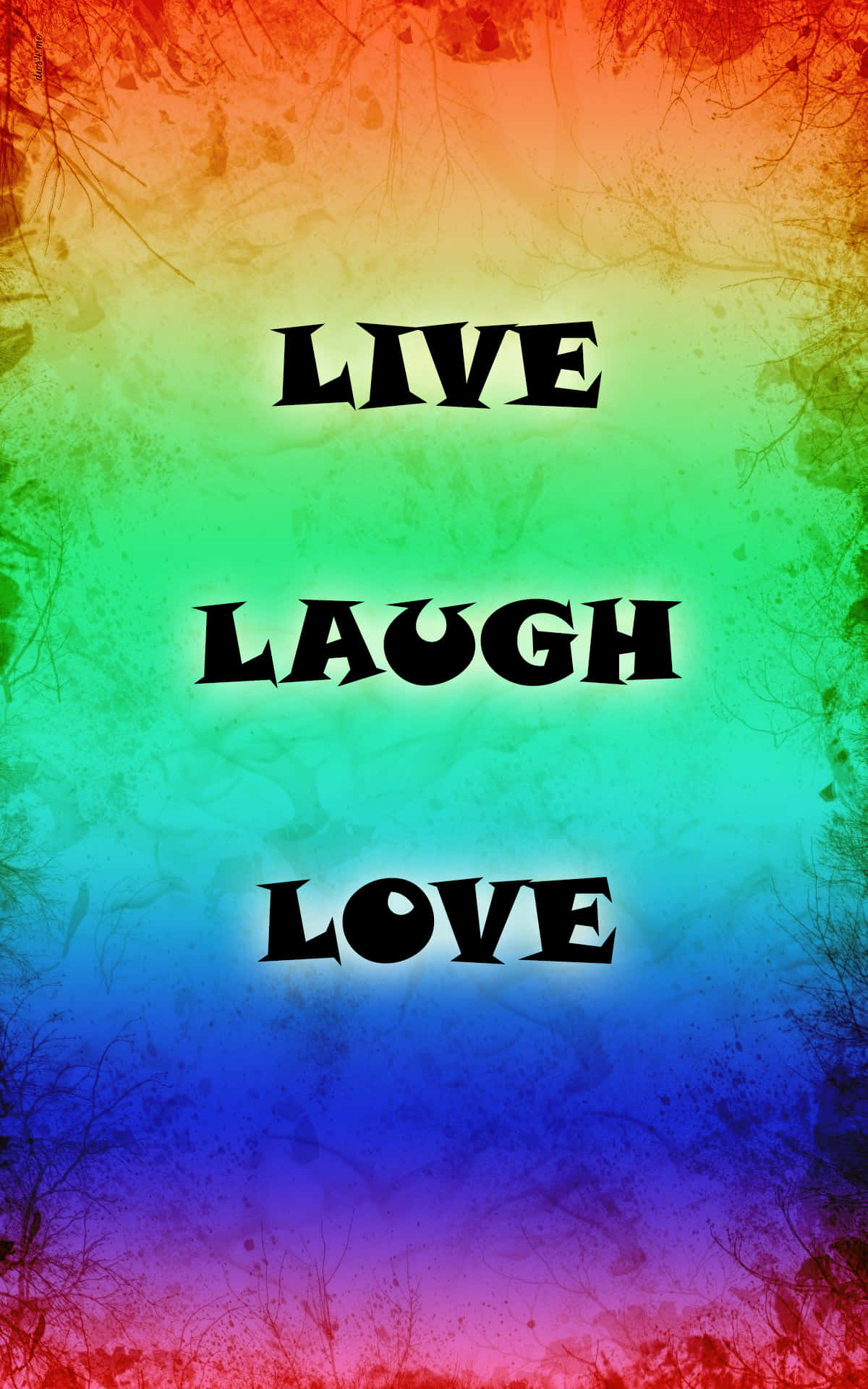 live laugh love - sateenkaari sateenkaari Taustakuvat