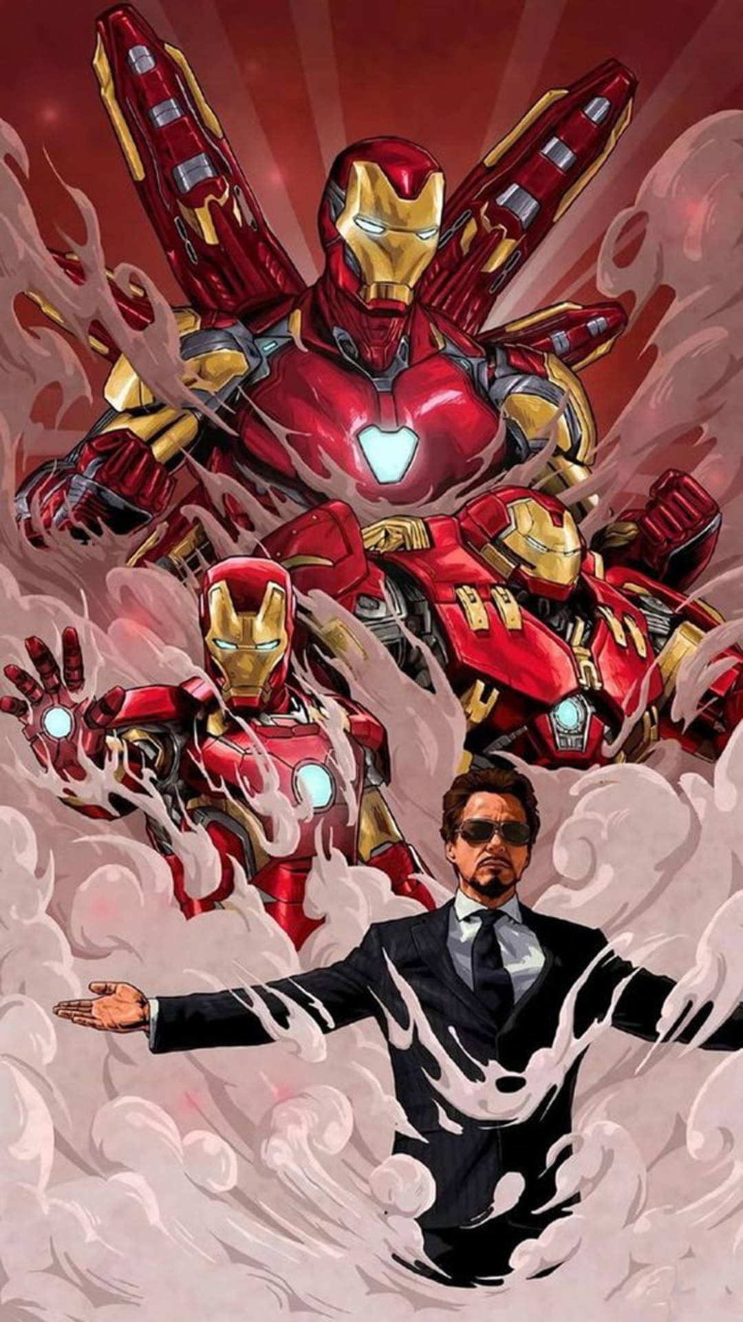 Loistava Tony Stark Iron Man Android Taustakuvat