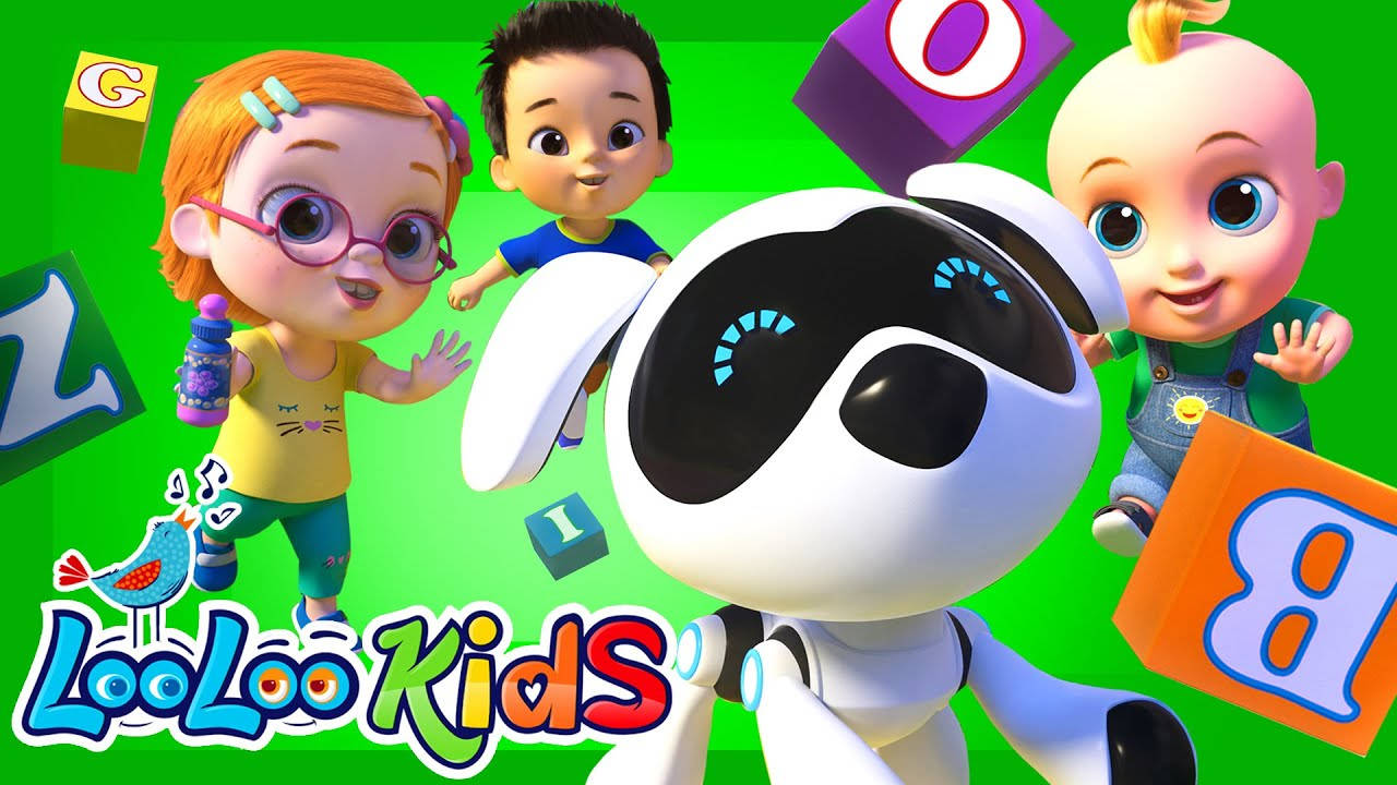 Looloo Kids jahtaavat robottikoiraa Taustakuvat