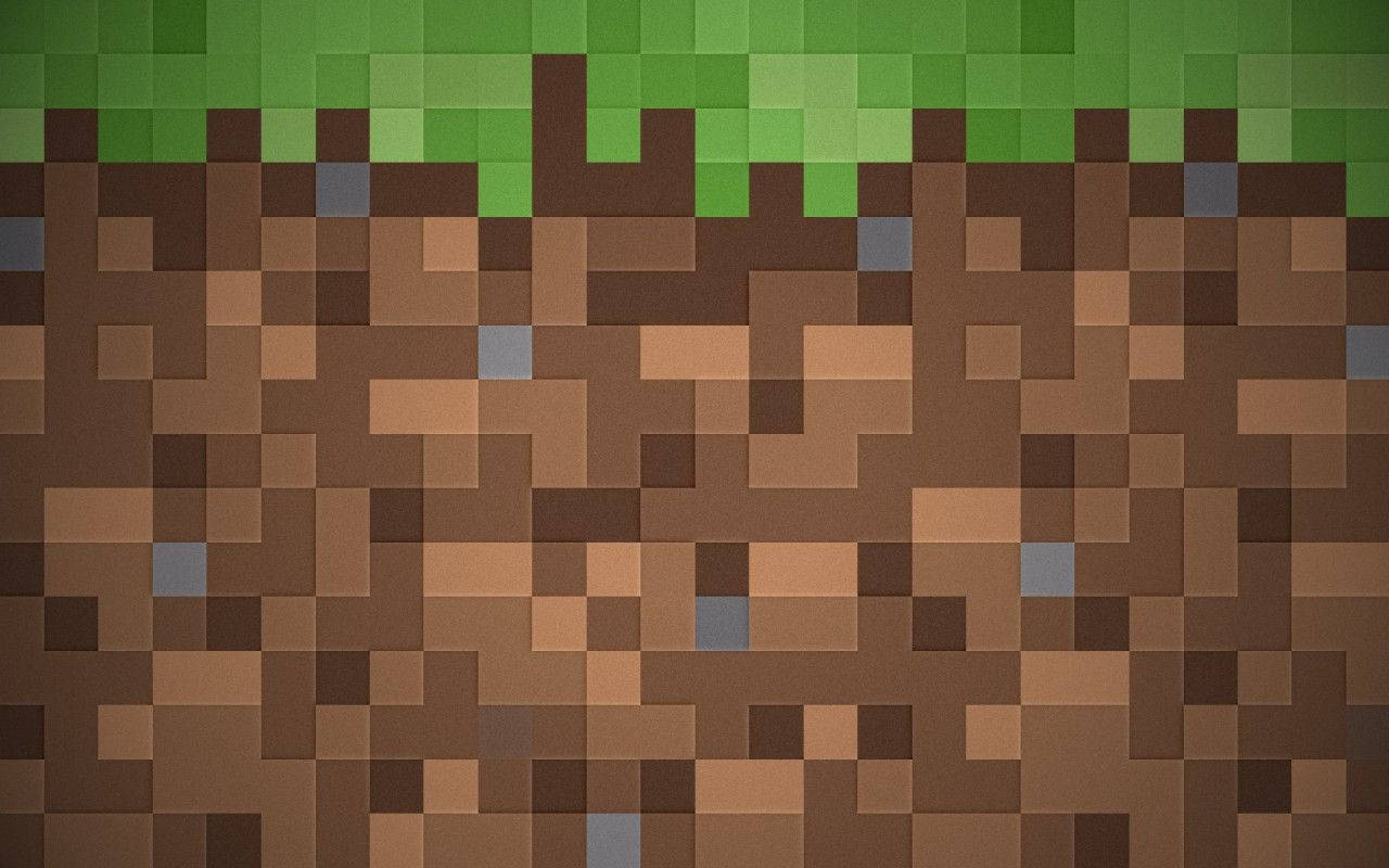 Minecraft multa ruoho pikselitaide taustakuva