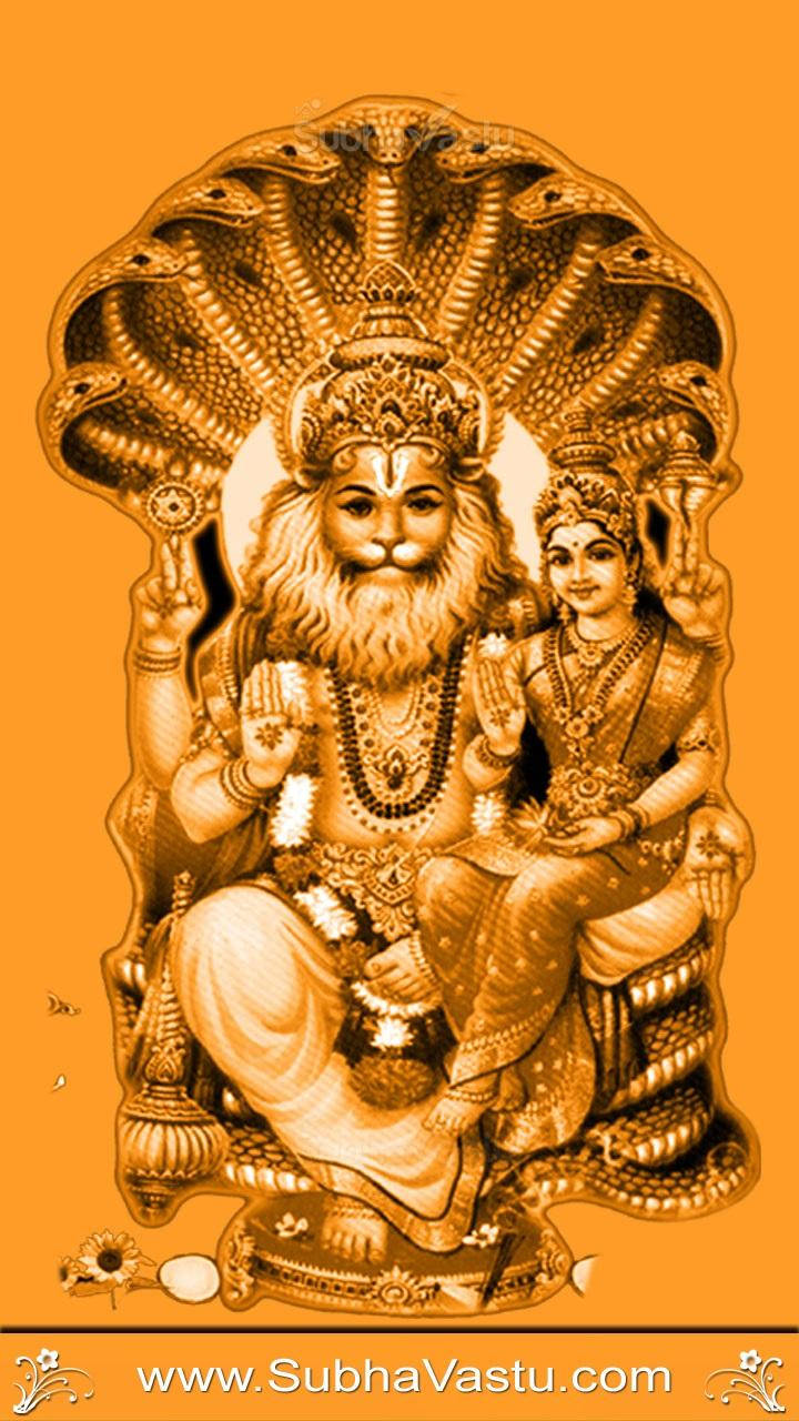 Lord Narasimha Oranssi Estetiikka Taustakuvat