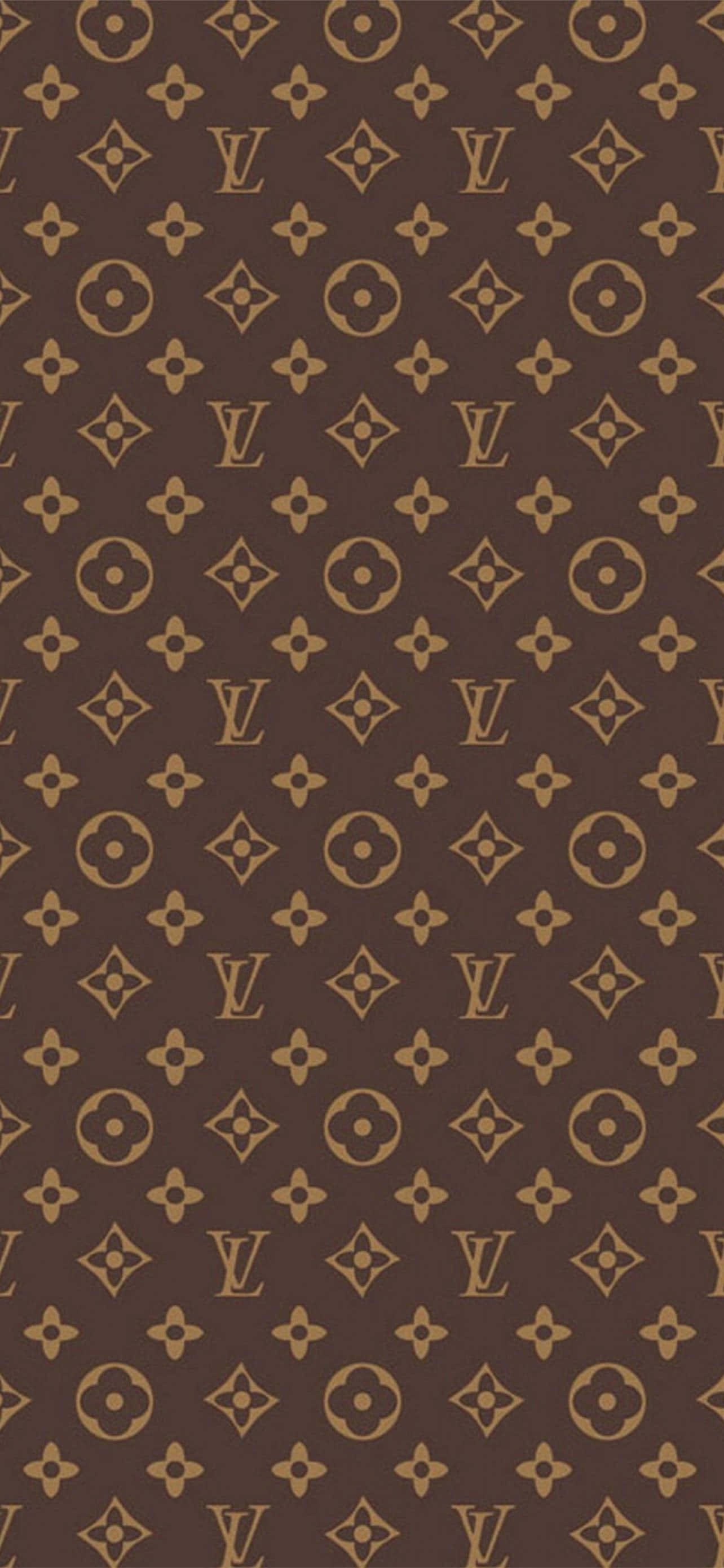 louis vuitton -monogrammikuvio ruskeana ja kultaisena Taustakuvat