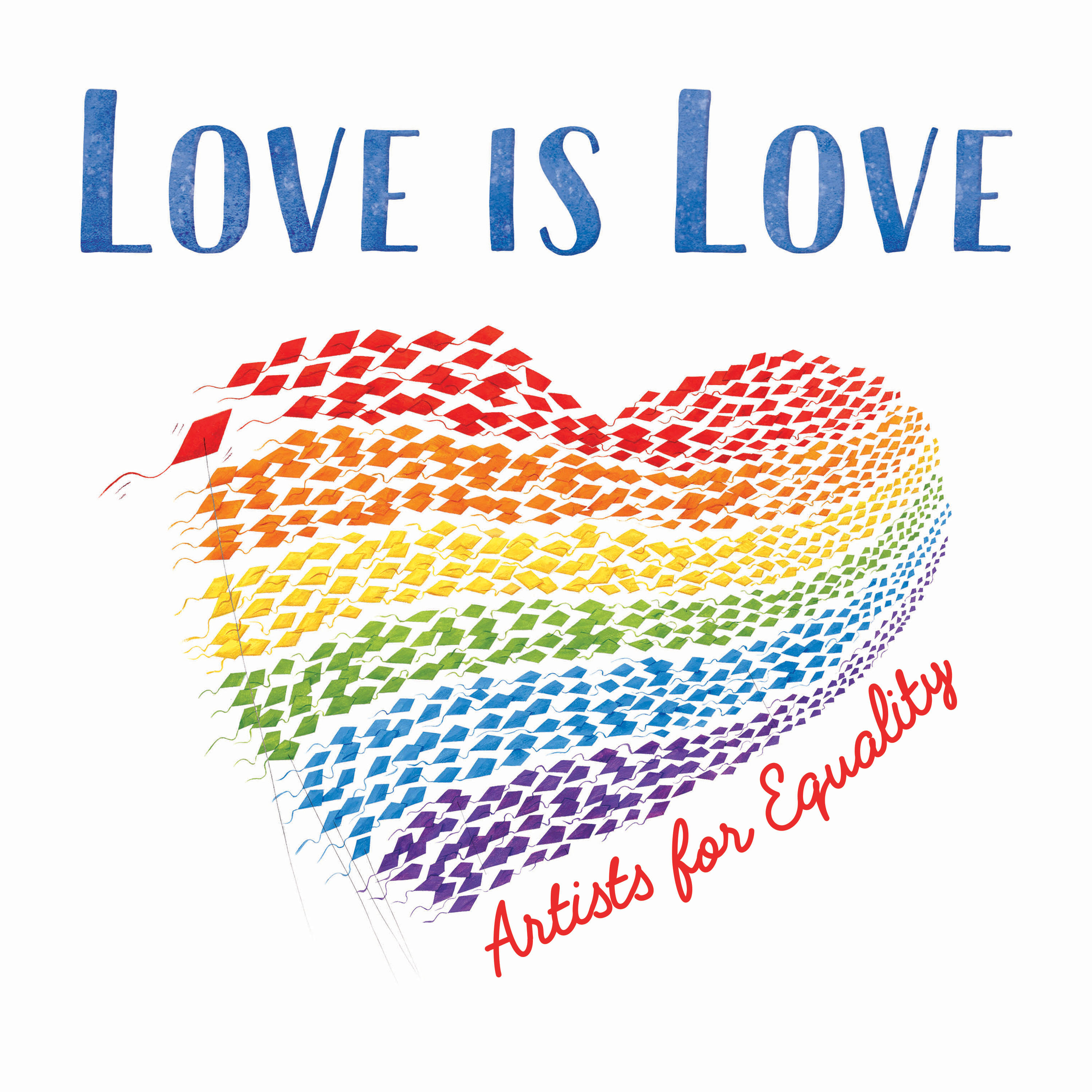 Love Is Love -taideteos Taustakuvat