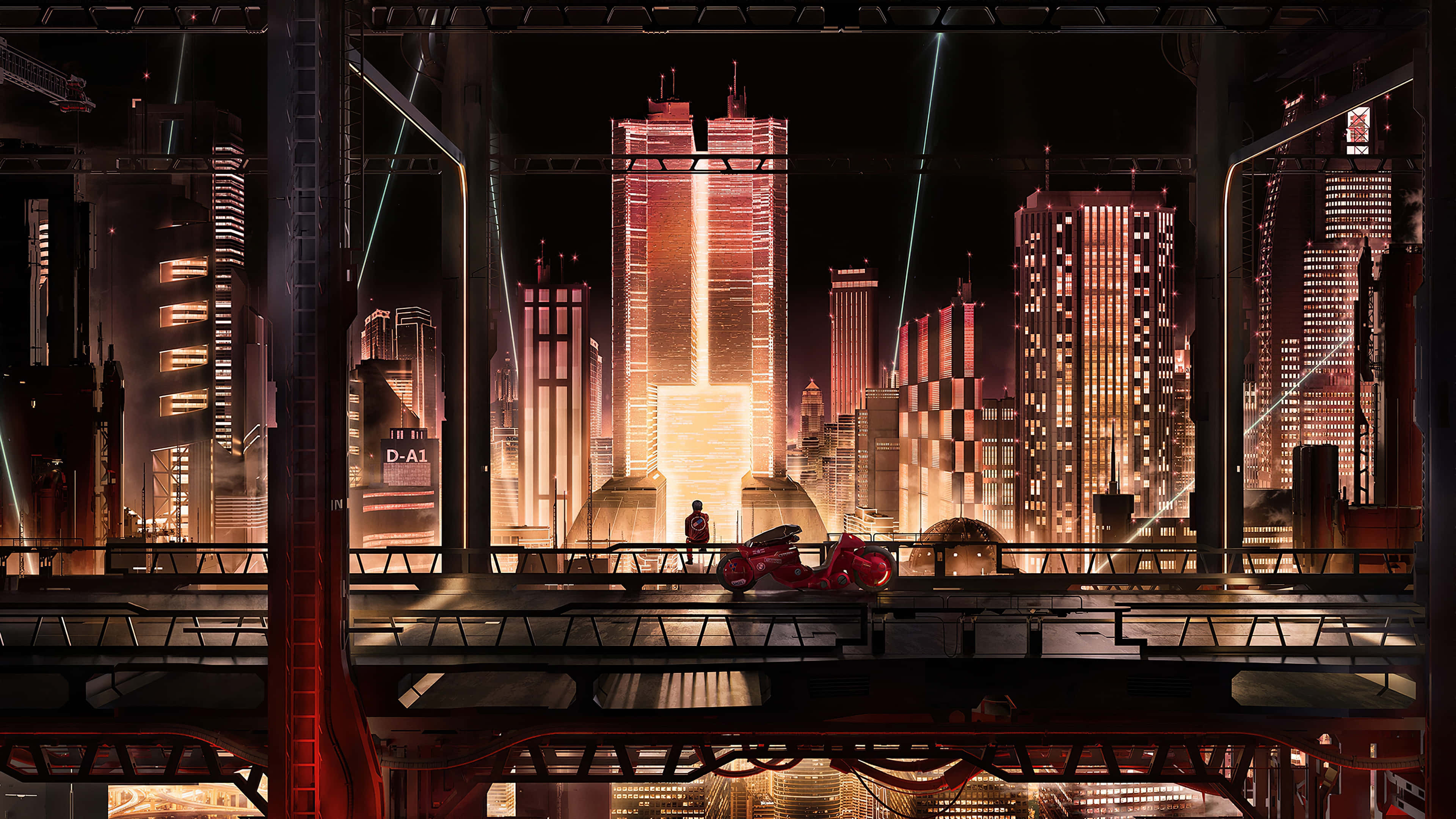 Löydä elämän eloisat värit Anime Citystä Taustakuvat
