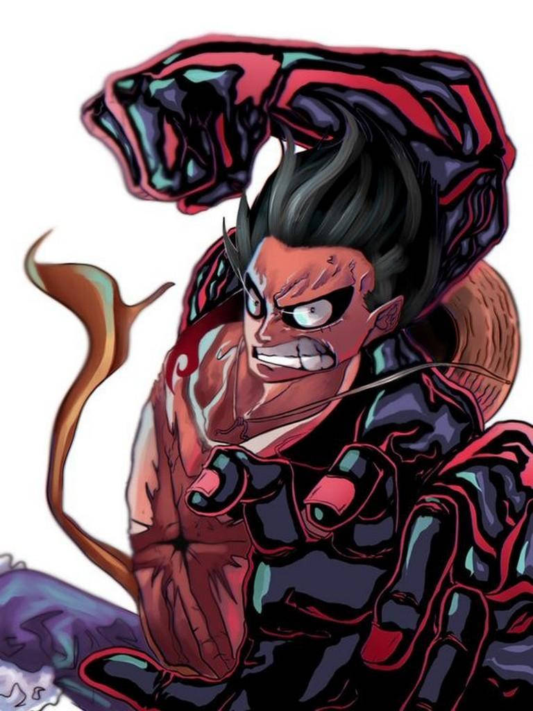 Luffy Gear 4 digitaalinen taide Taustakuvat