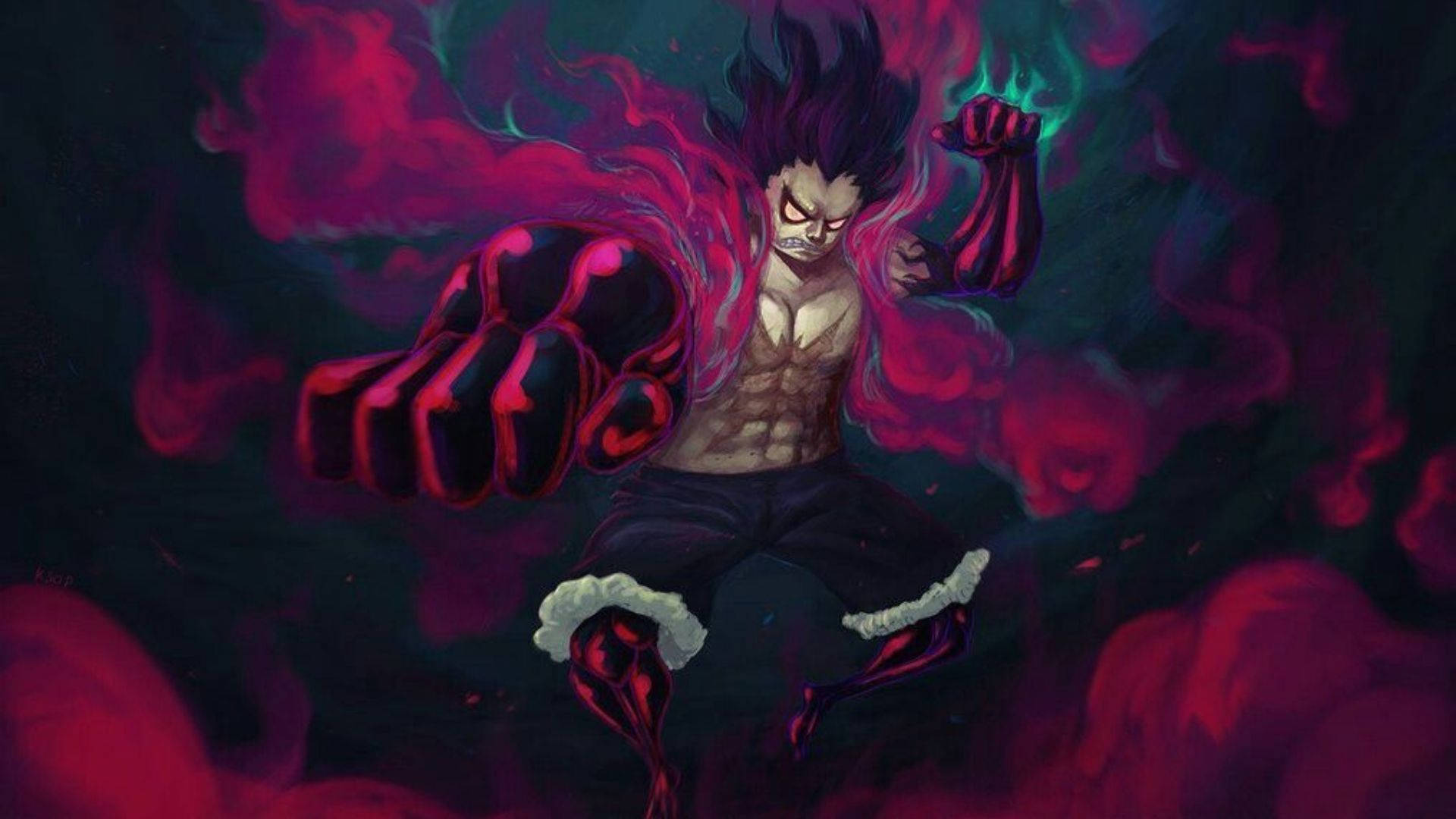 Luffy Gear 4 Gootti Taustakuvat