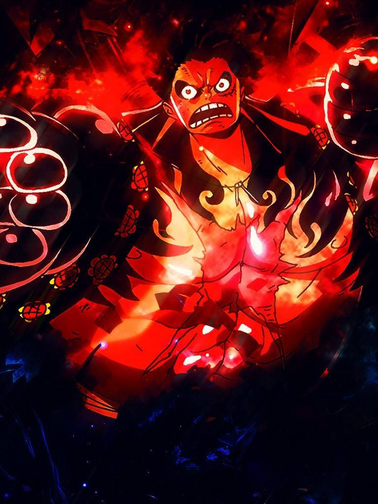 Luffy Gear 4 liekit Taustakuvat