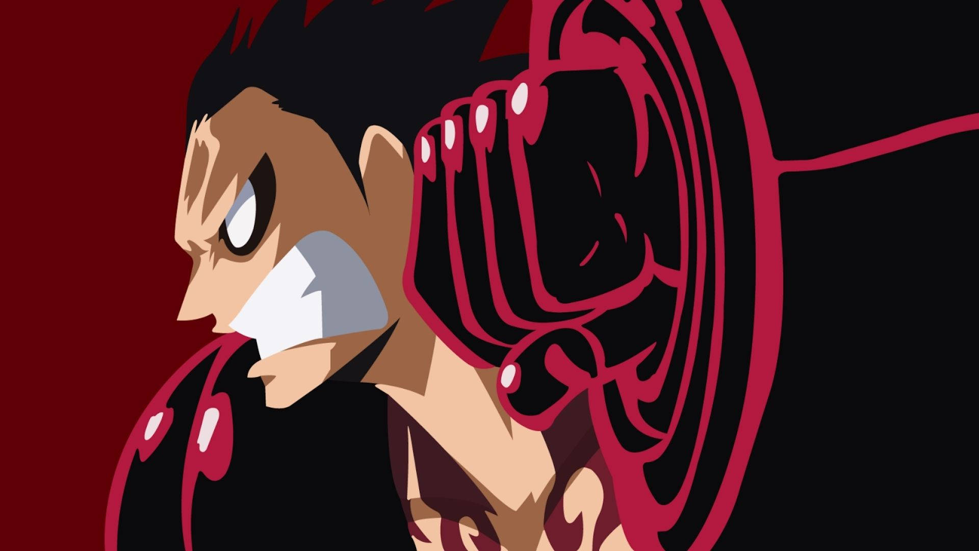 Luffy Gear 4 vektoritaide Taustakuvat