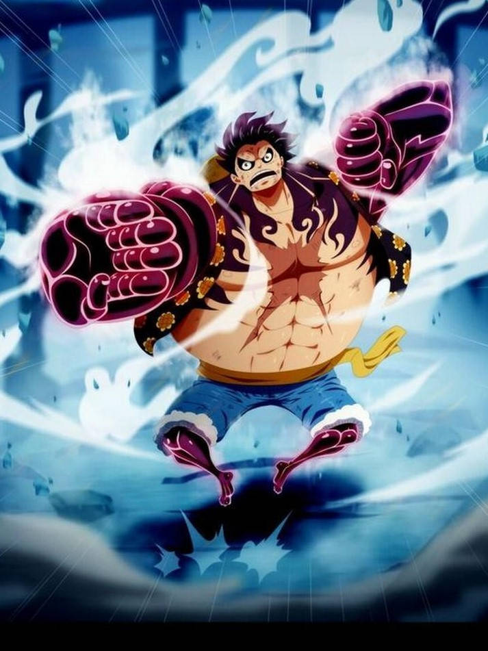 Luffy Gear 4 Voimakas Nyrkki Taustakuvat