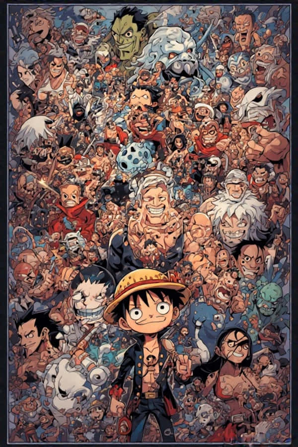 Luffy Going Merry - Auringonlasku Anime Taustakuvat