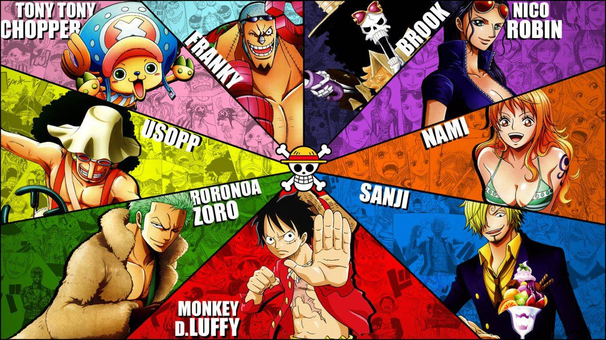 Luffy ja hänen ryhmänsä lähtevät eeppiseen seikkailuun. Taustakuvat