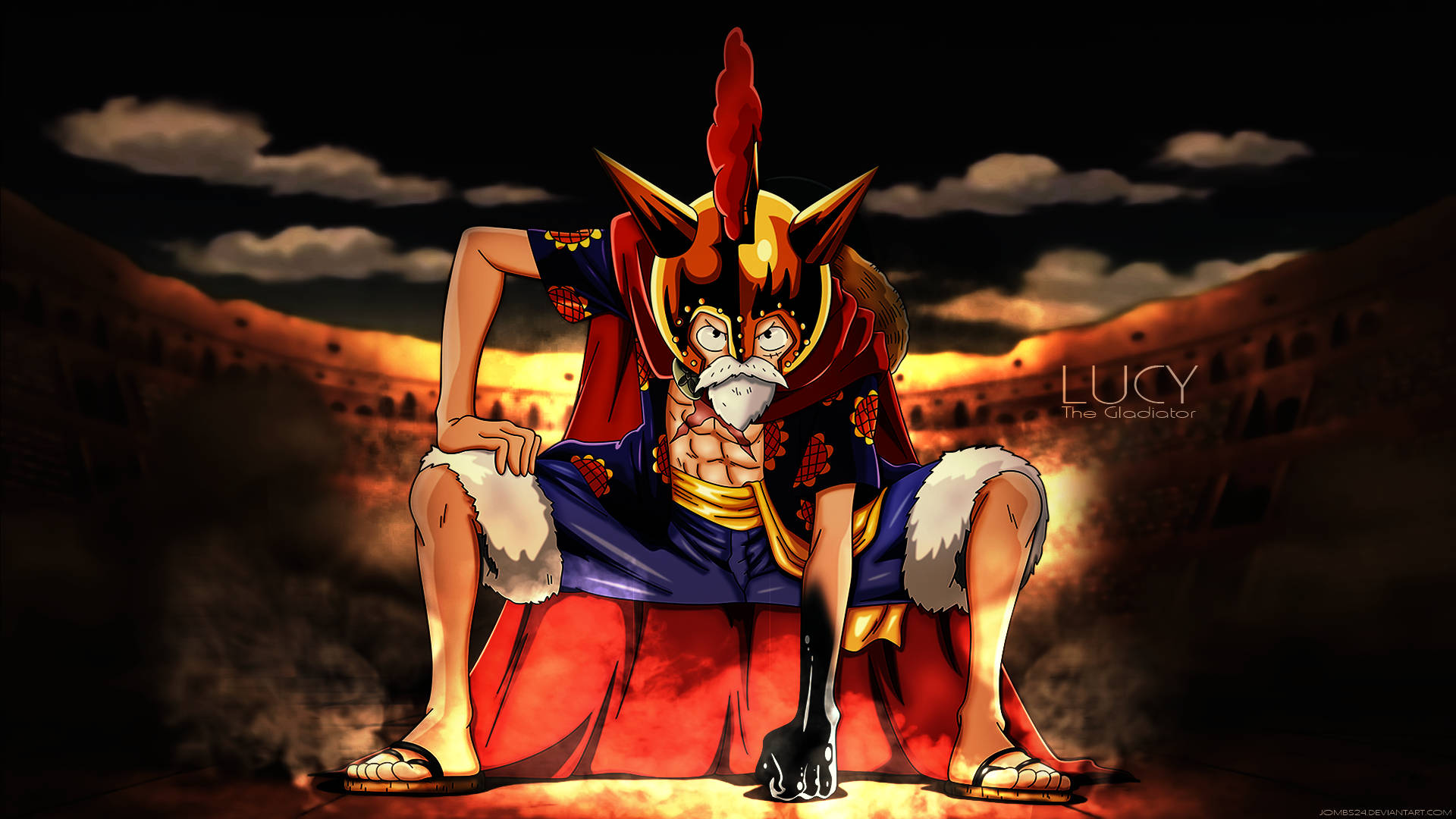Luffy merirosvohirviöolento Taustakuvat