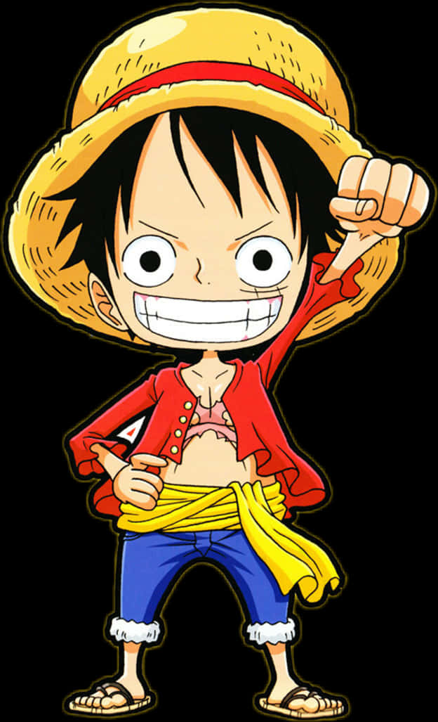 Luffy_ Olkihattu_ Asento Taustakuvat