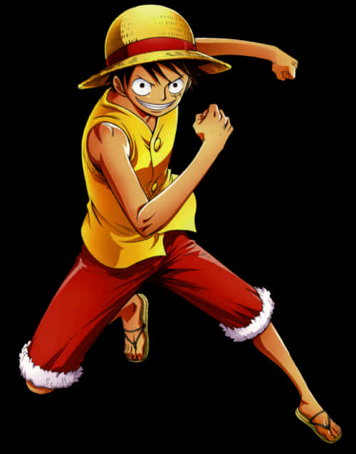 Luffy Olkihattumerirosvon Asento Taustakuvat