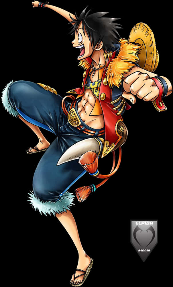 Luffy – One Piece -animaatiohahmo Taustakuvat