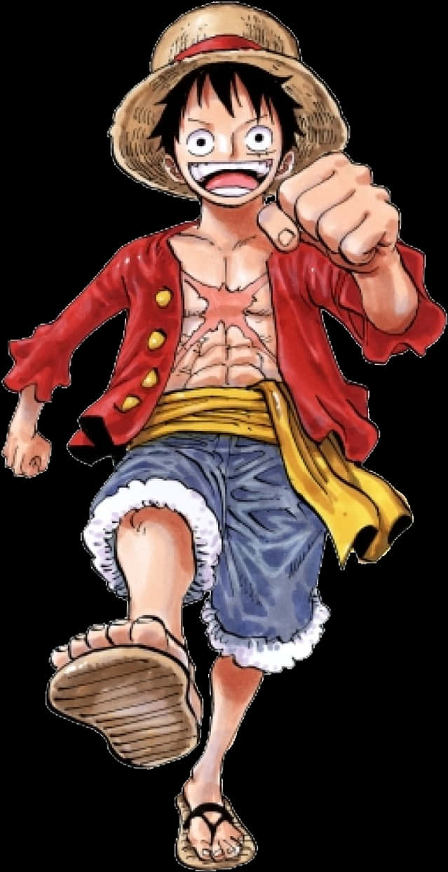 Luffy One Piece -animehahmo Taustakuvat