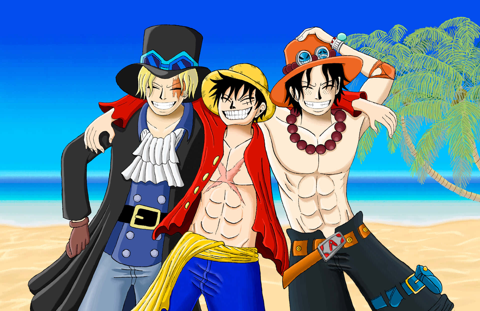 Luffy taistelee Doflamingoa vastaan Taustakuvat