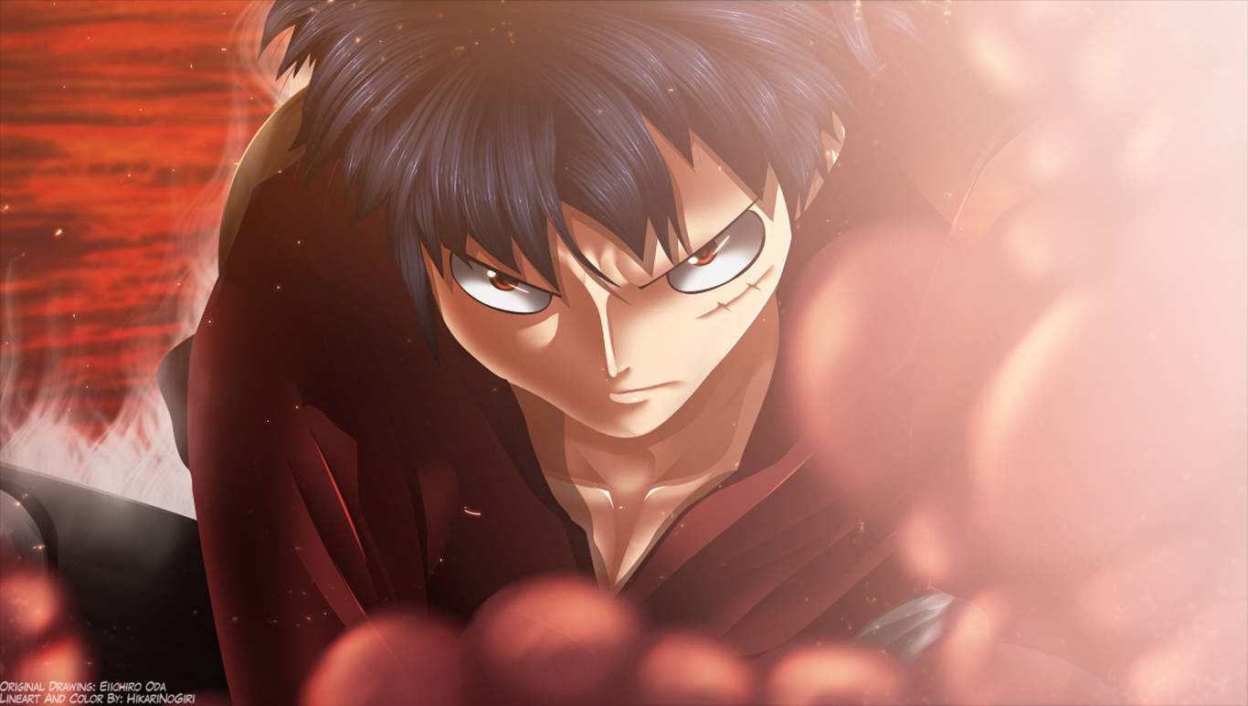 Luffy vakavin punaisin silmin Taustakuvat