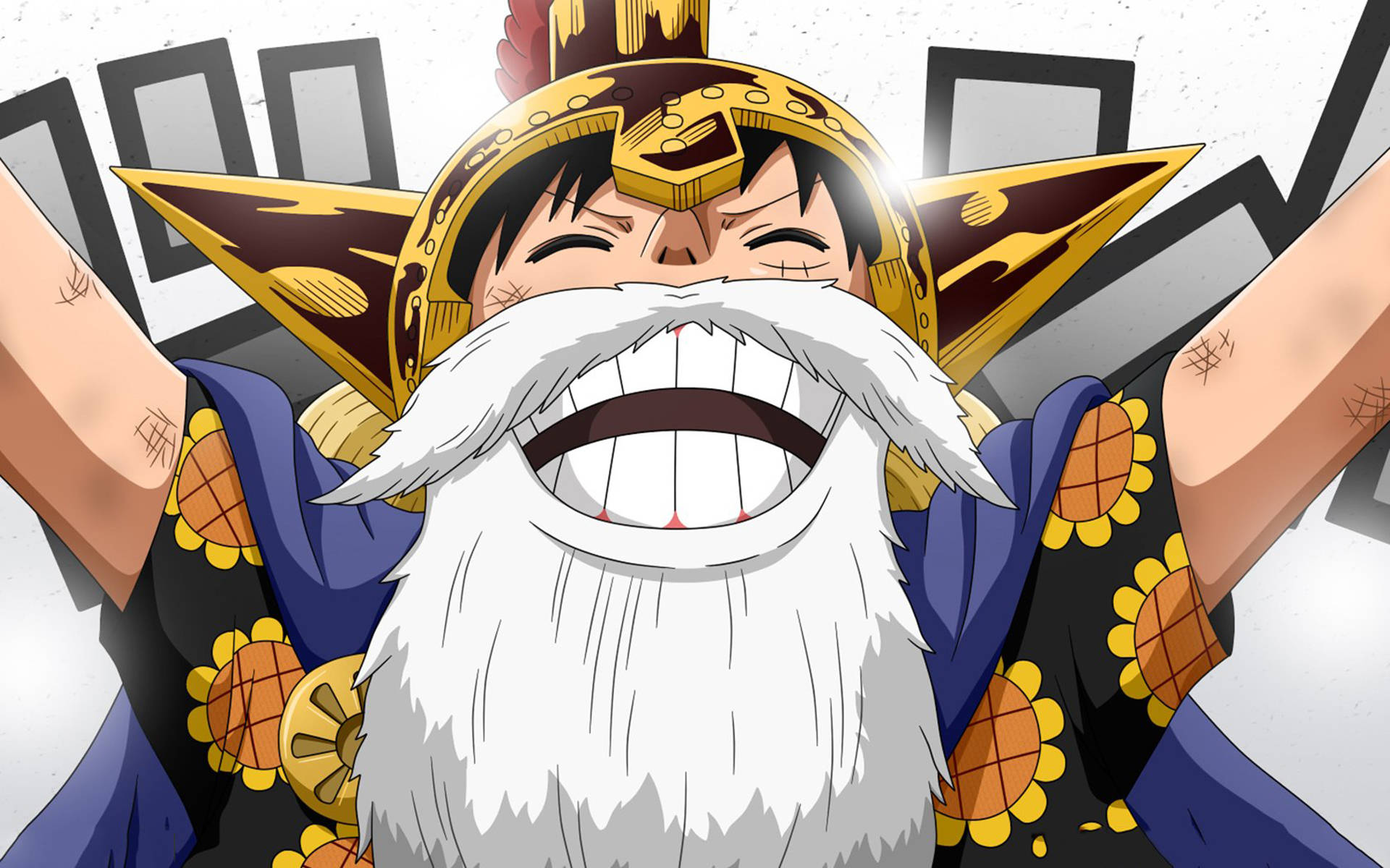 Luffy valkoparran kanssa Taustakuvat