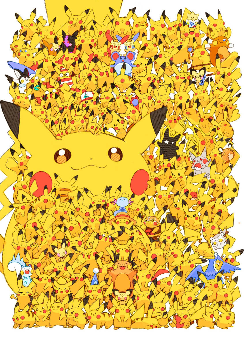 Lukemattomia Pikachu iPhone Taustakuvat