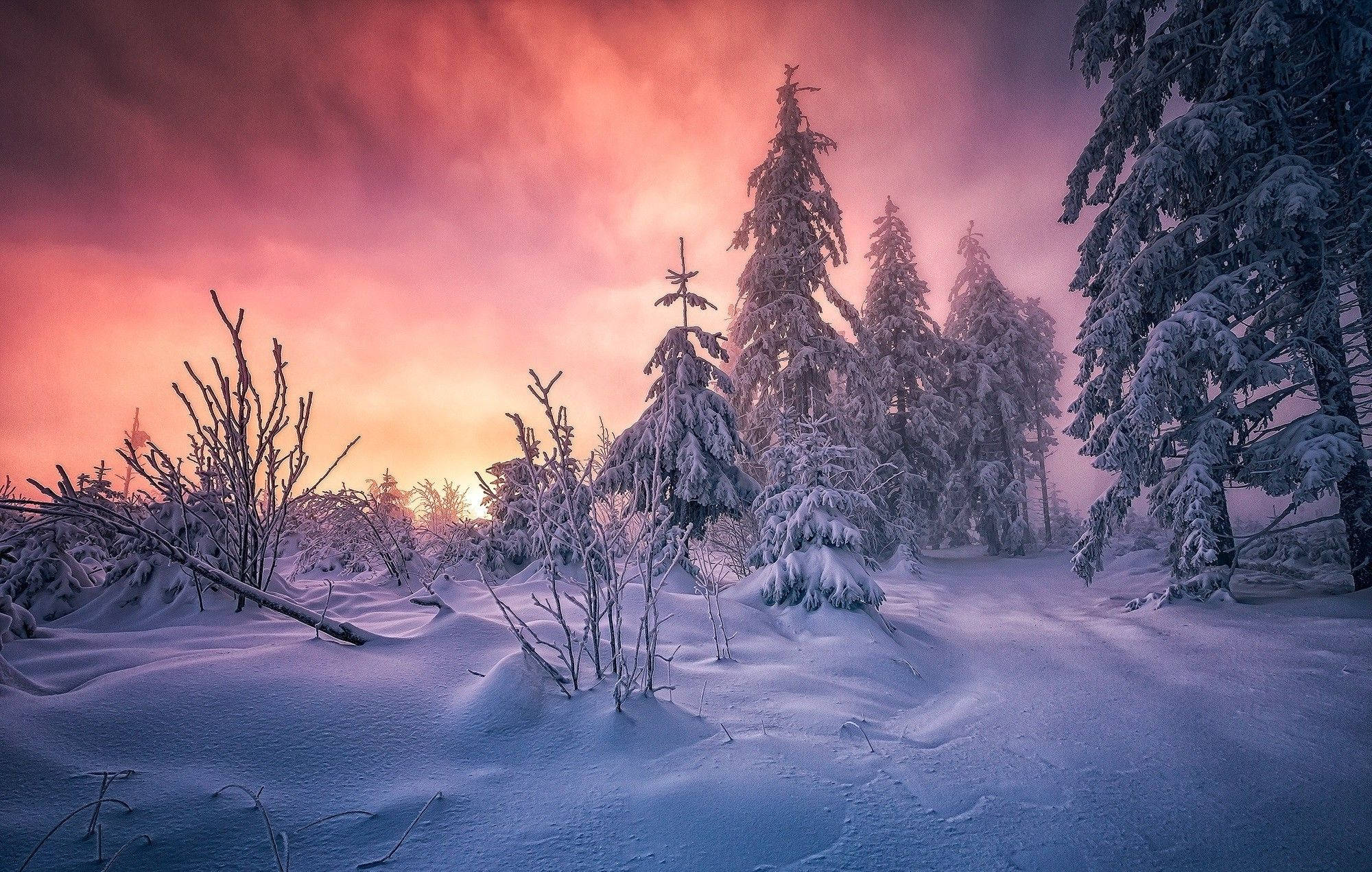 Lumenvalkoinen oranssi taivas Taustakuvat