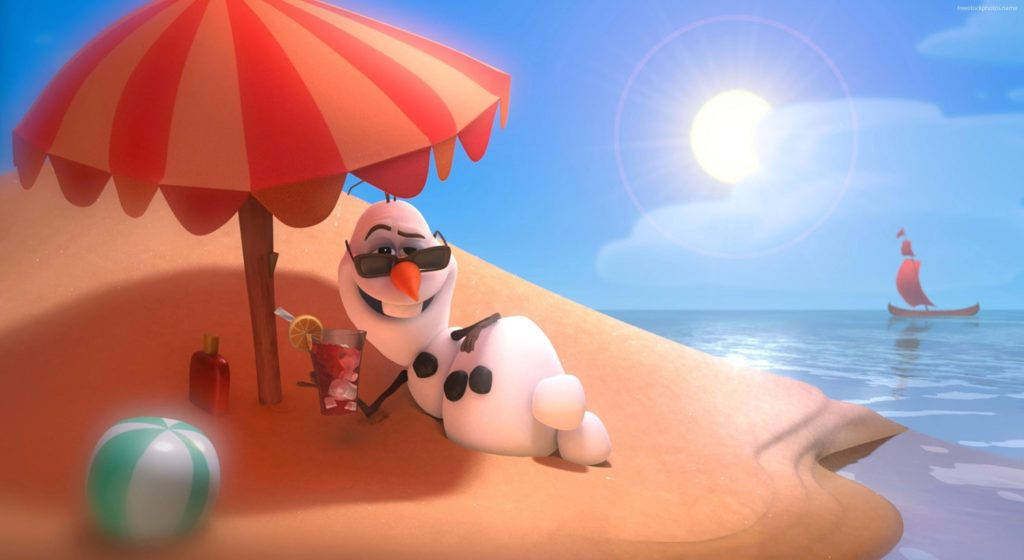 Lumimies kesällä työpöytä Taustakuvat