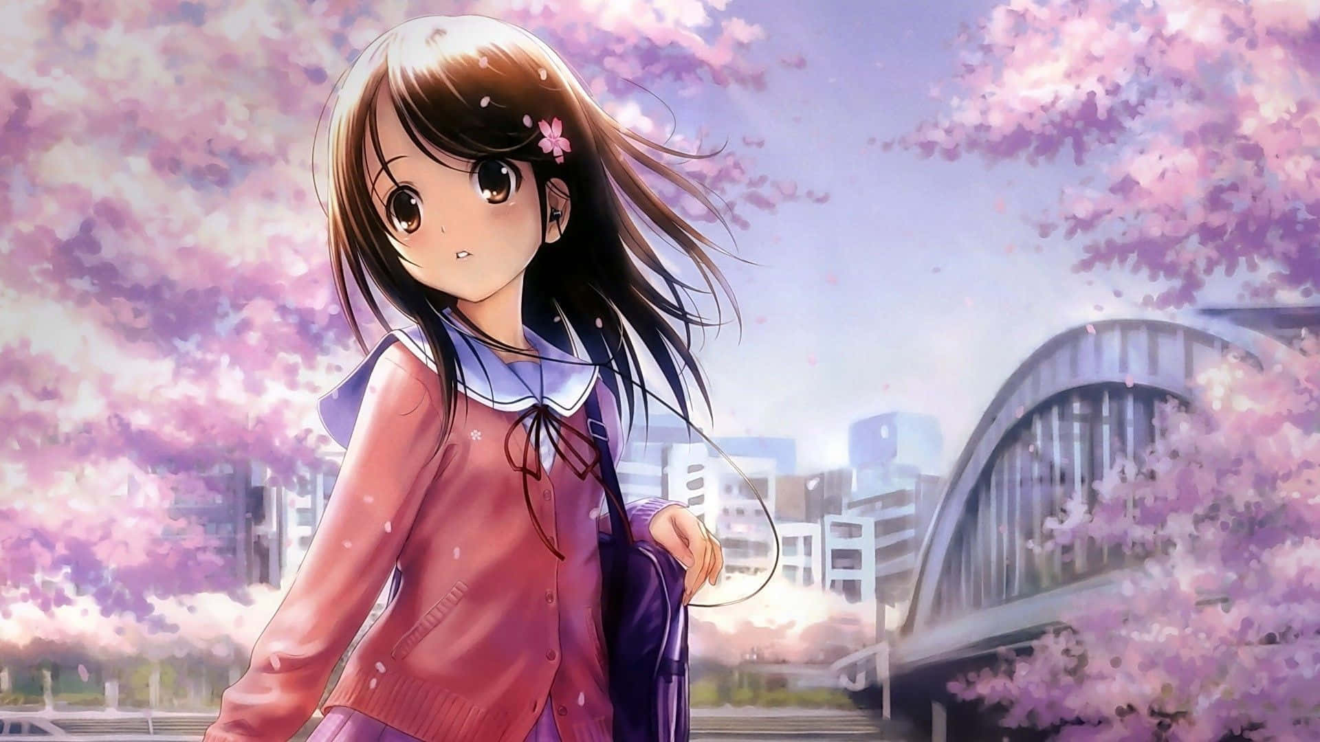 Lumoava animefantasiamaailma Taustakuvat