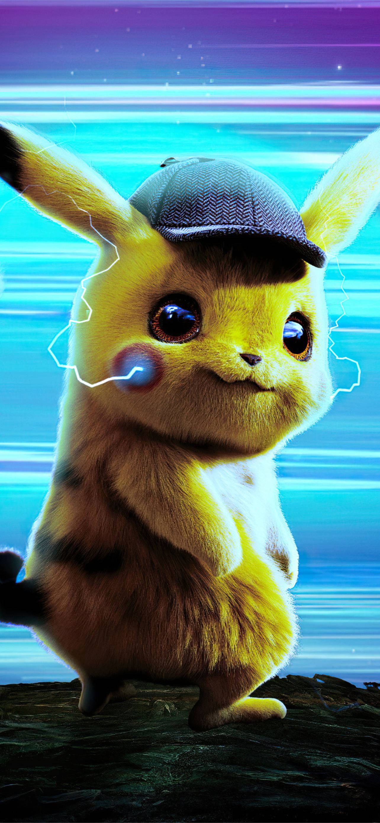 Lumoava Pokemon-joukkue iPhonen taustakuvana Taustakuvat