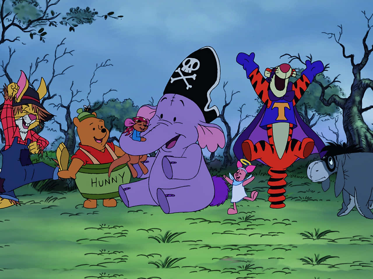 Lumottu Disney Halloween -yö Taustakuvat