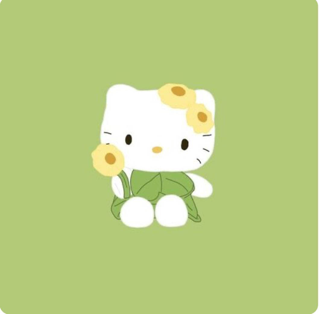 Luonto ja Hello Kitty -estetiikka Taustakuvat