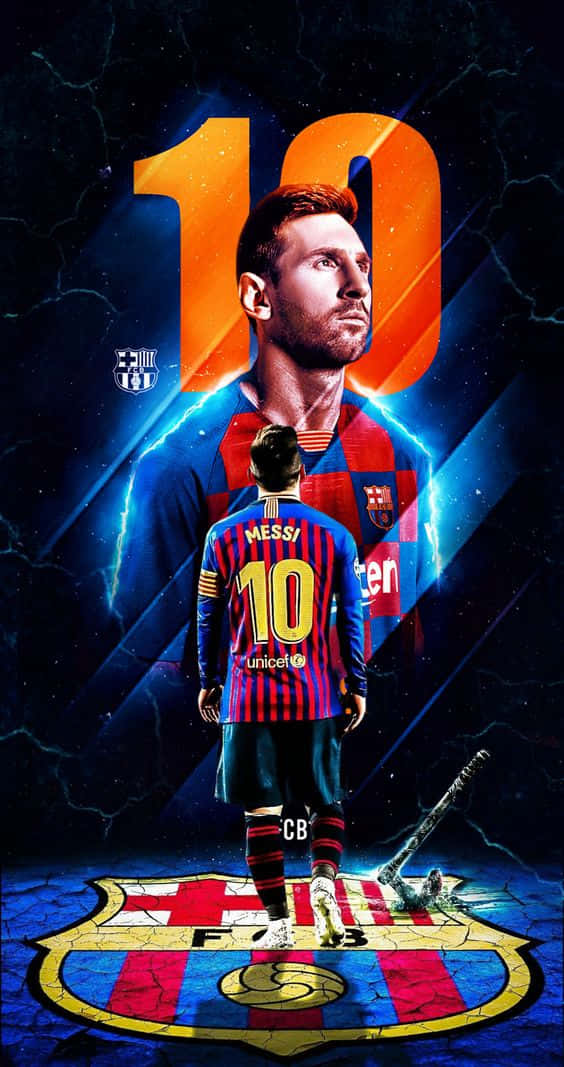 Luota vain yhteen legendaariseen puhelimeen - Messi iPhone Taustakuvat
