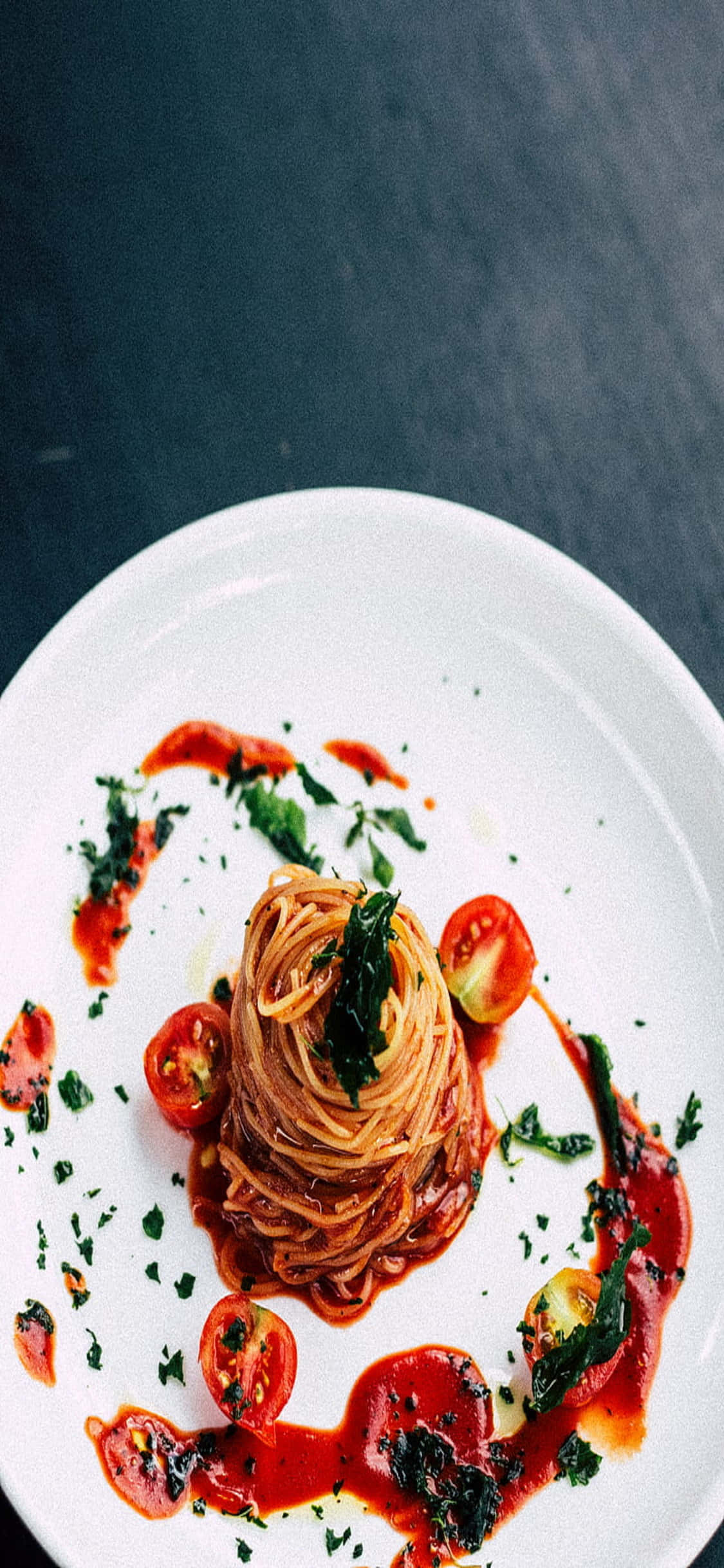 Luova Annostelu iPhone X Pasta Tausta Taustakuvat