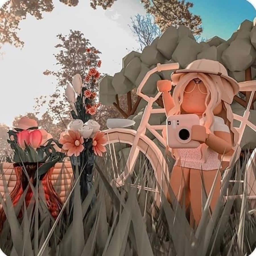 Luova esteettinen Roblox-rakennus! Taustakuvat