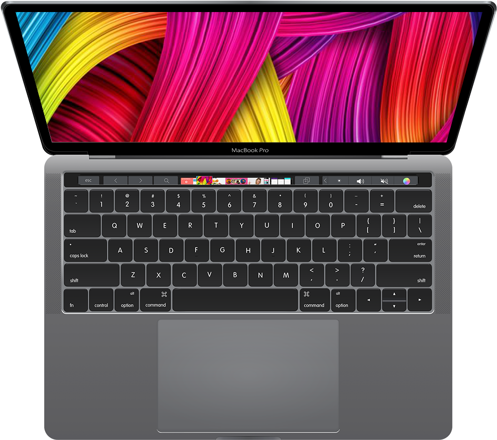 Mac Book Pro avoimena näytöllä Taustakuvat