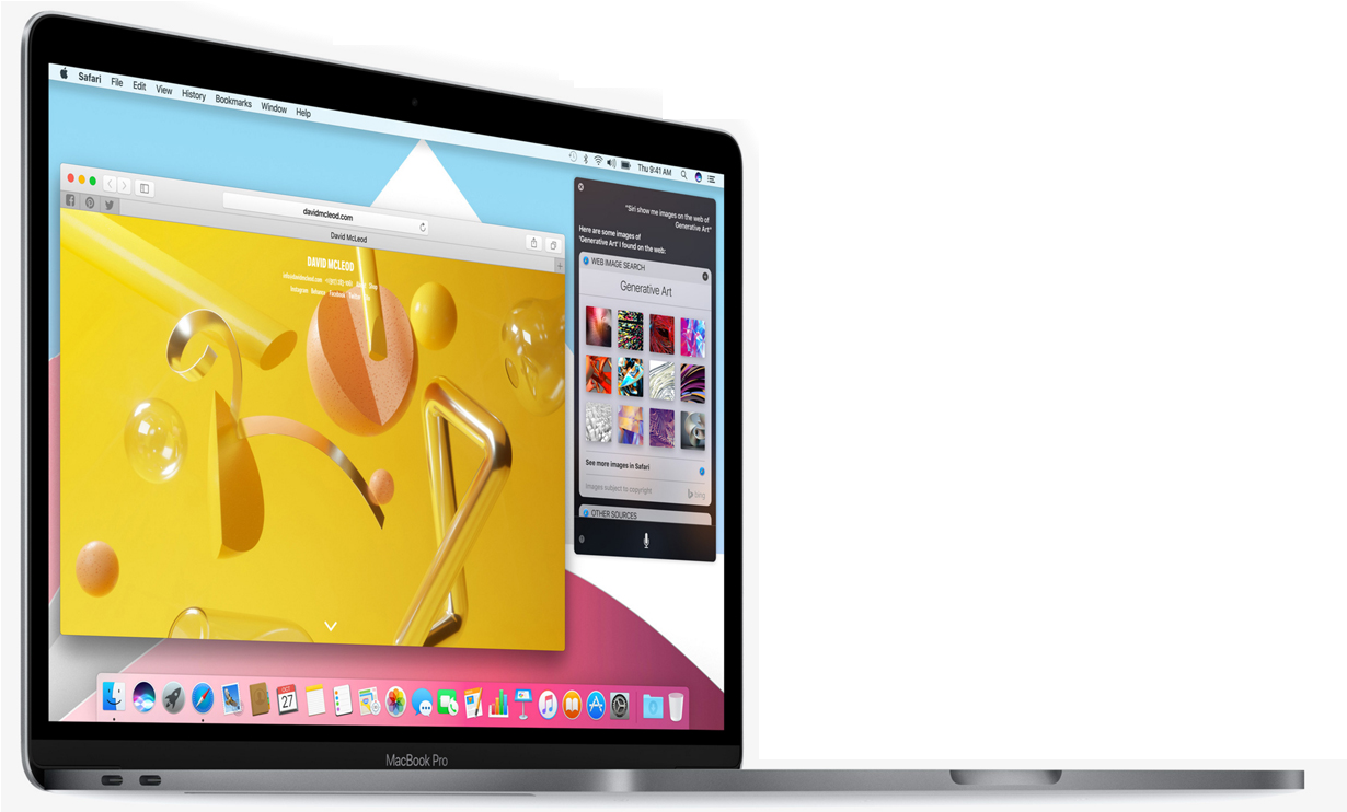 Mac Book Pro kaksoisnäyttöasetelma Taustakuvat