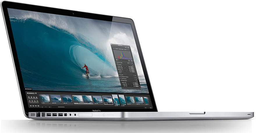 MacBook Pro surffauskuva näytöllä Taustakuvat