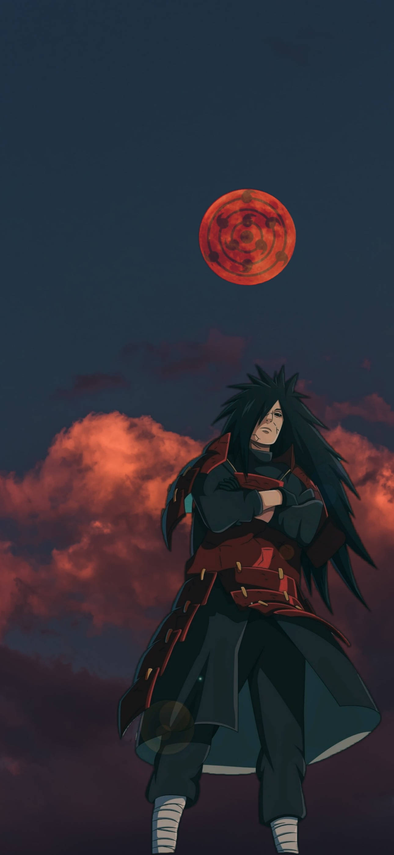 Madara Uchiha esteettinen anime iPhone Taustakuvat
