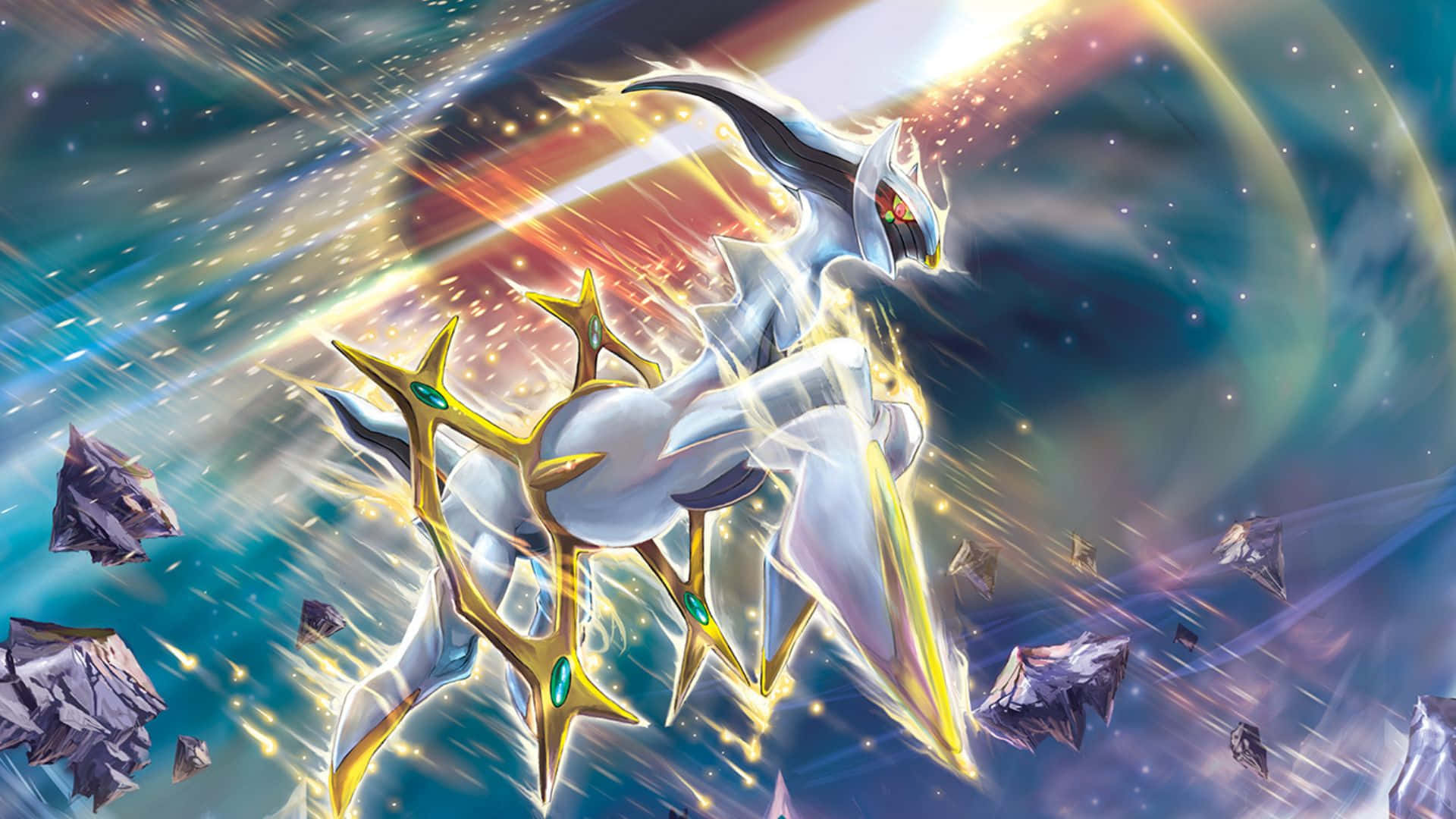 Mahtava Arceus-legendaarinen Pokemon-taustakuva Taustakuvat