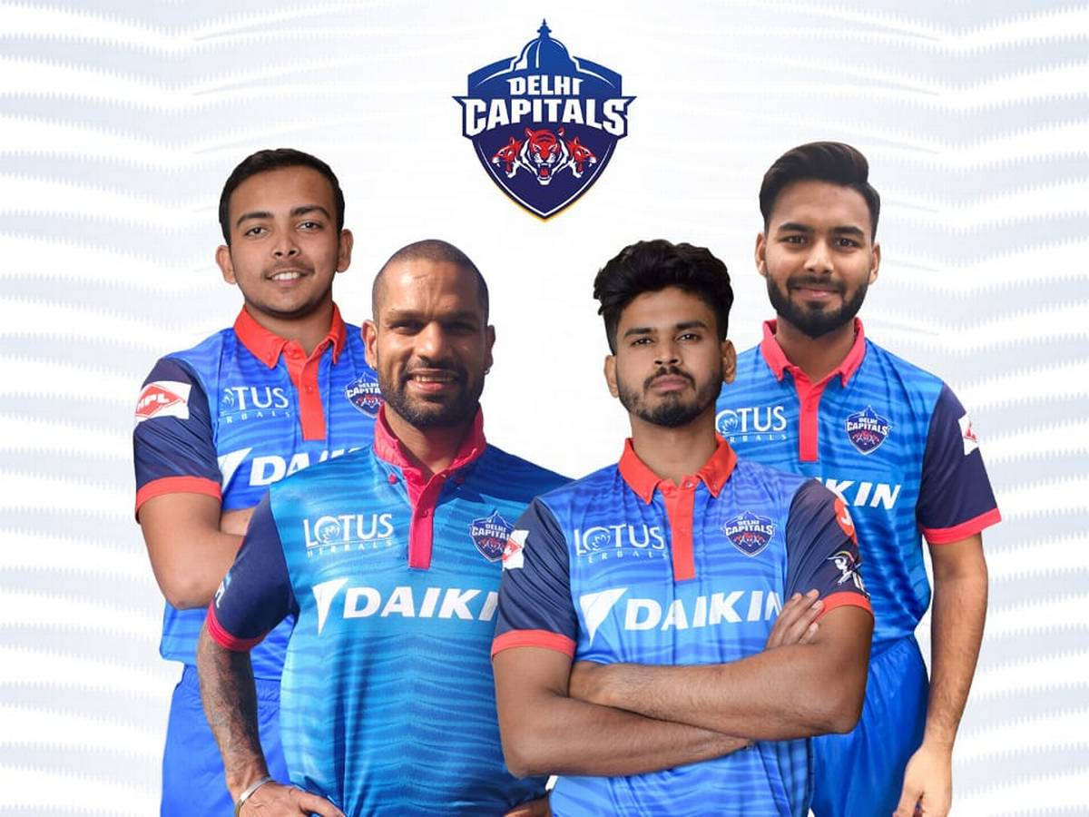 Mahtava Delhi Capitals -joukkue toiminnassa Taustakuvat