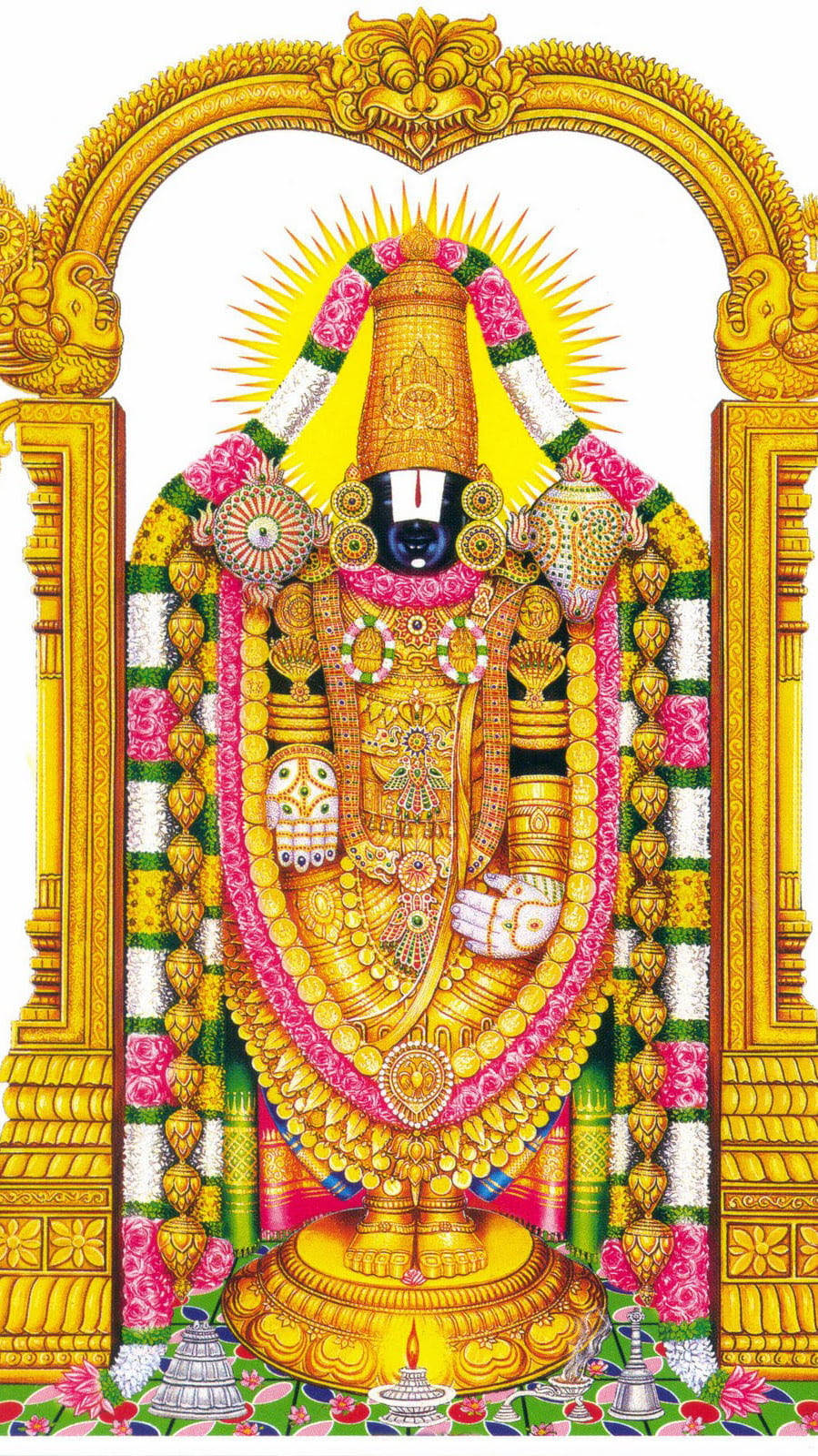 Mahtava kuva Venkateswara Swamysta Taustakuvat