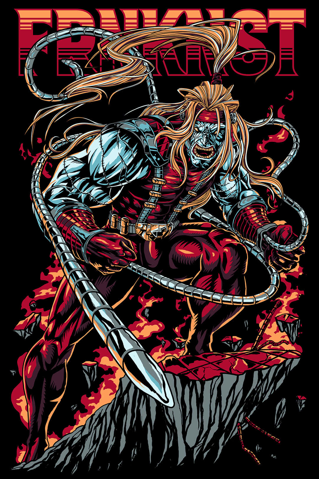 Mahtava Omega Red toiminnassa Taustakuvat