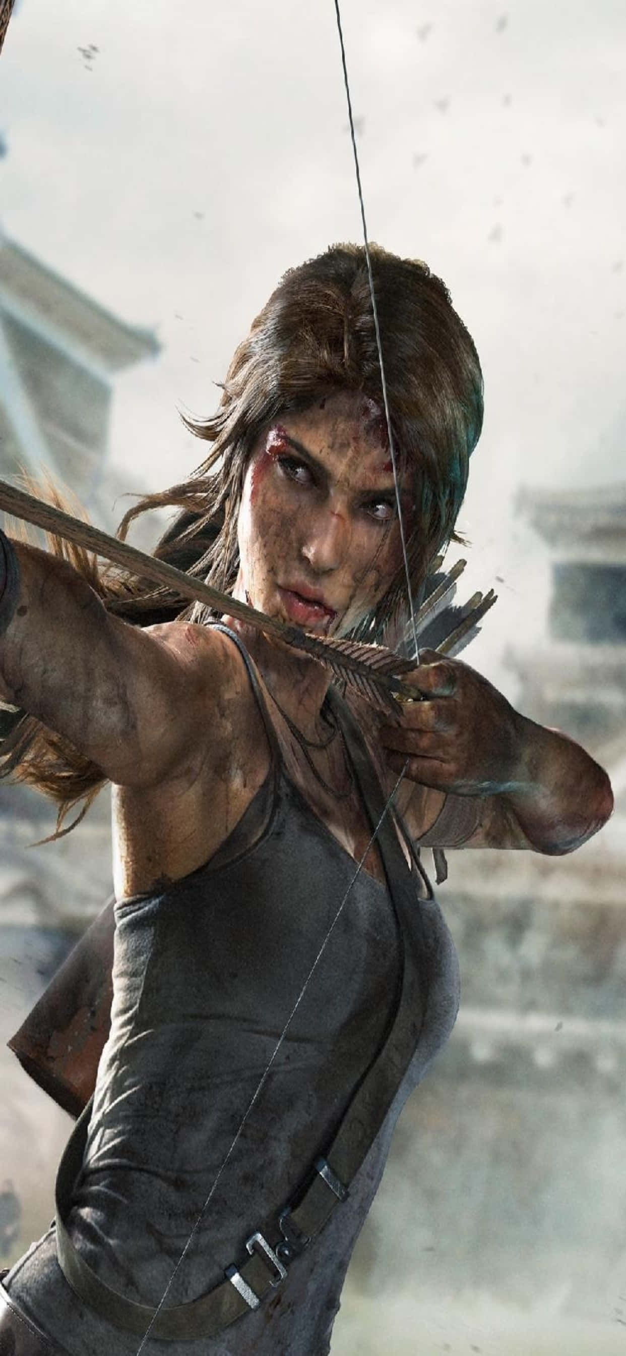 Mahtava seikkailu odottaa: Tutki Rise of the Tomb Raiderin piilotettuja aarteita iPhone Xs Maxillasi! Taustakuvat