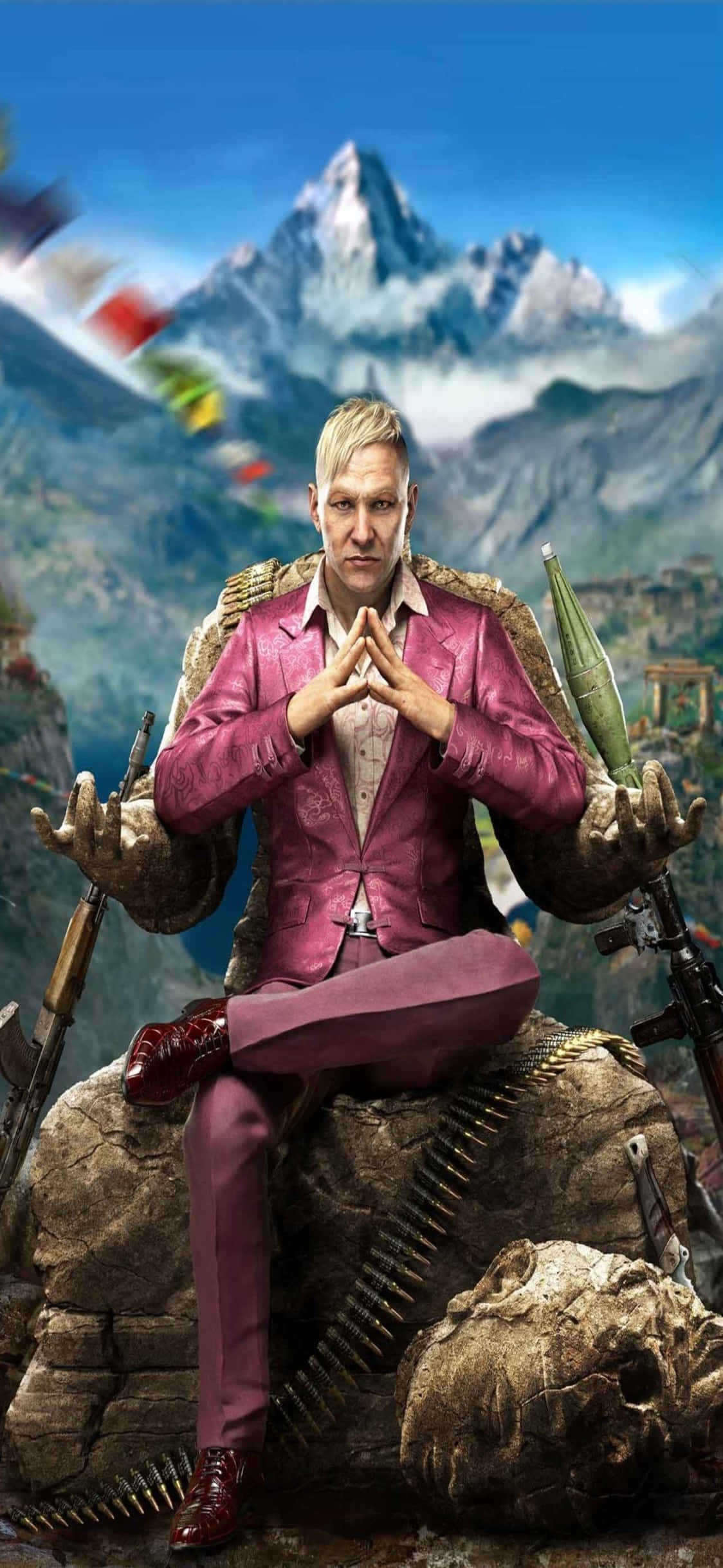 Maisemanäkymä Far Cry 3:n avoimesta maailmasta iPhone X:llä Taustakuvat