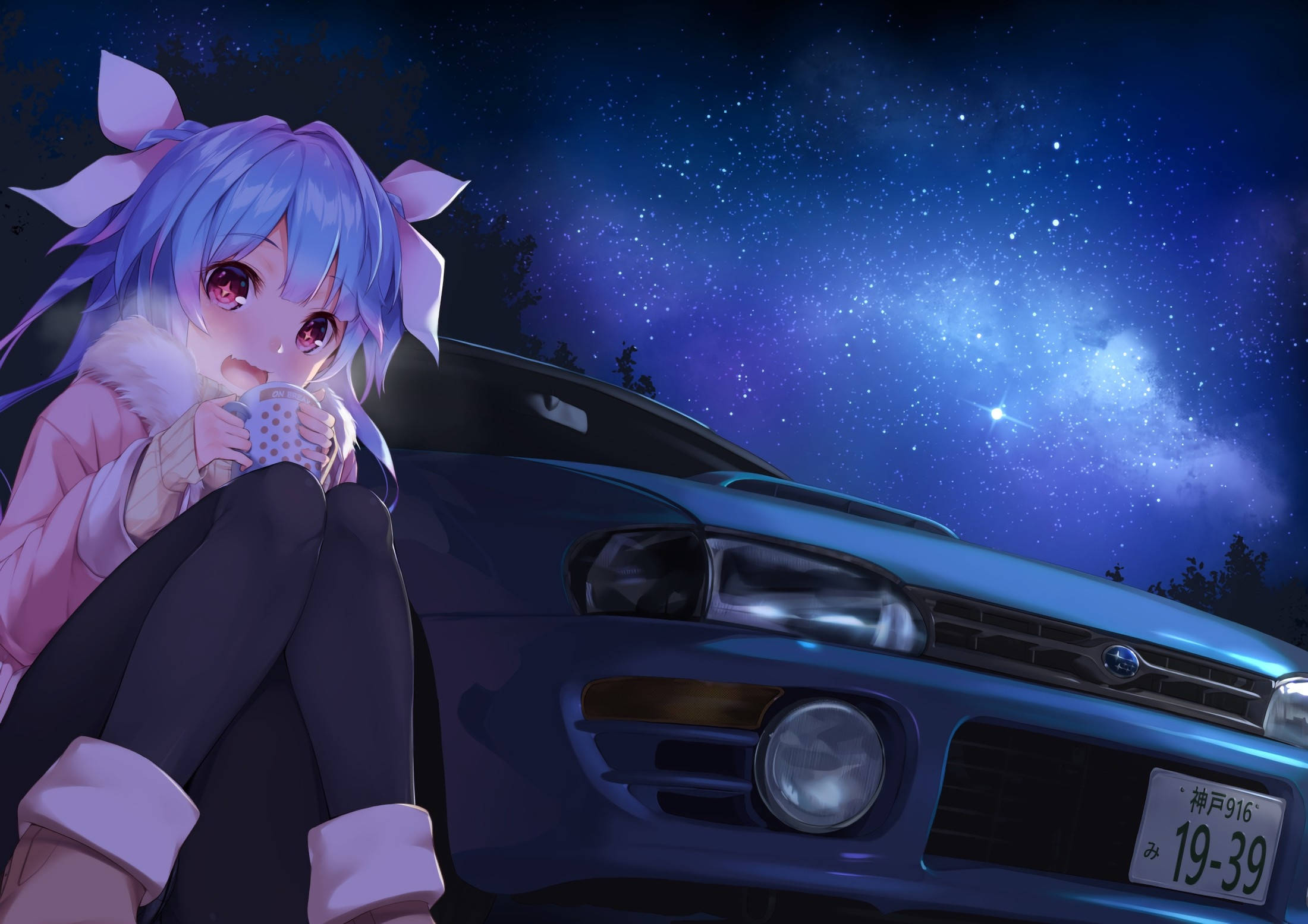 Majestinen anime-auto - Impeza täydessä loistossaan Taustakuvat