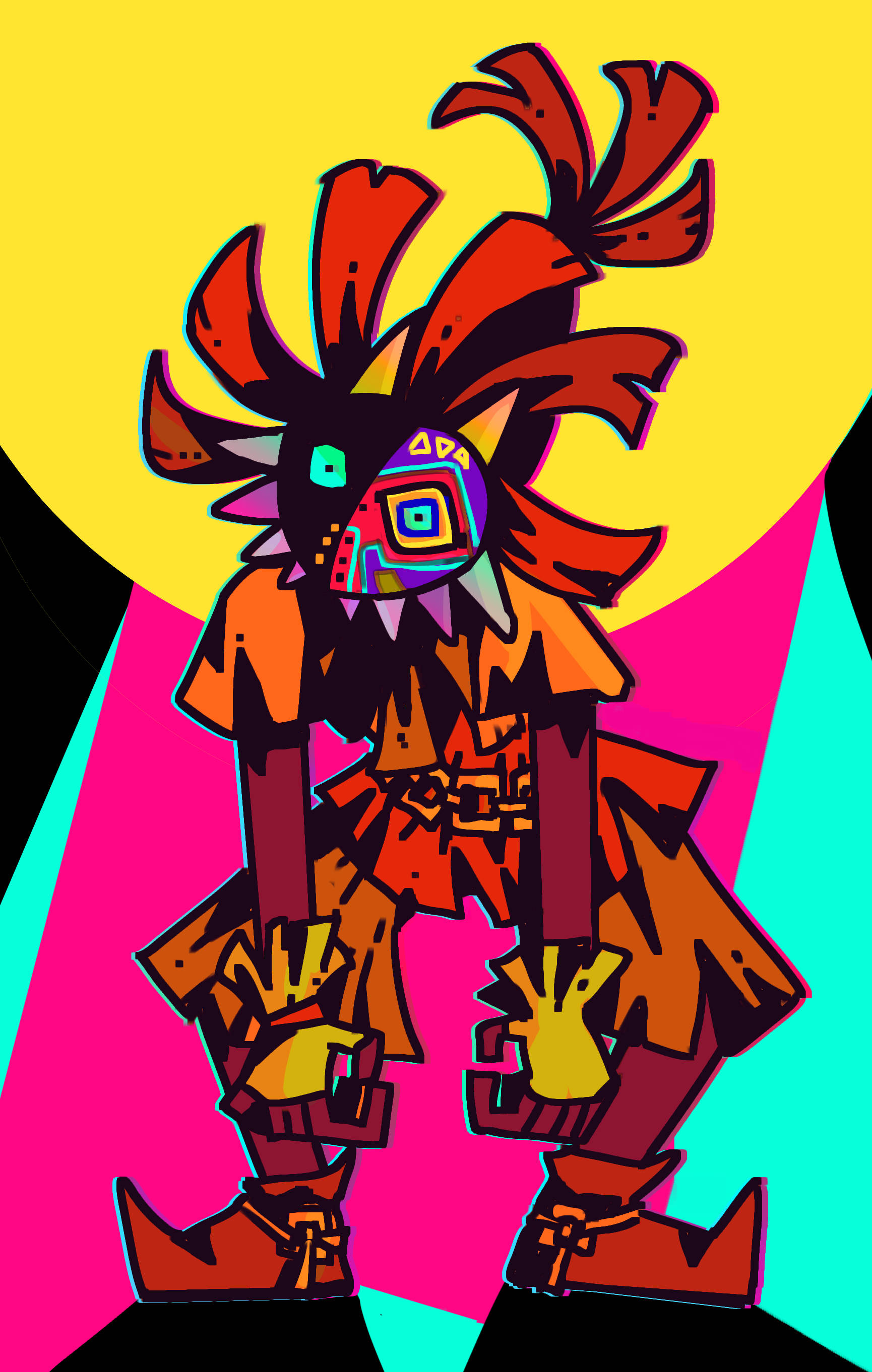Majora's Mask Pop-taide Taustakuvat