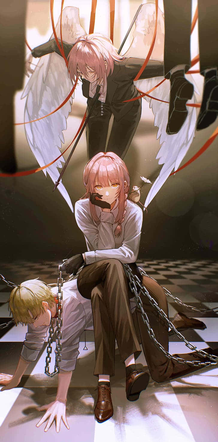 Makima kiduttaa Chainsaw Man -profiilikuvaa Taustakuvat