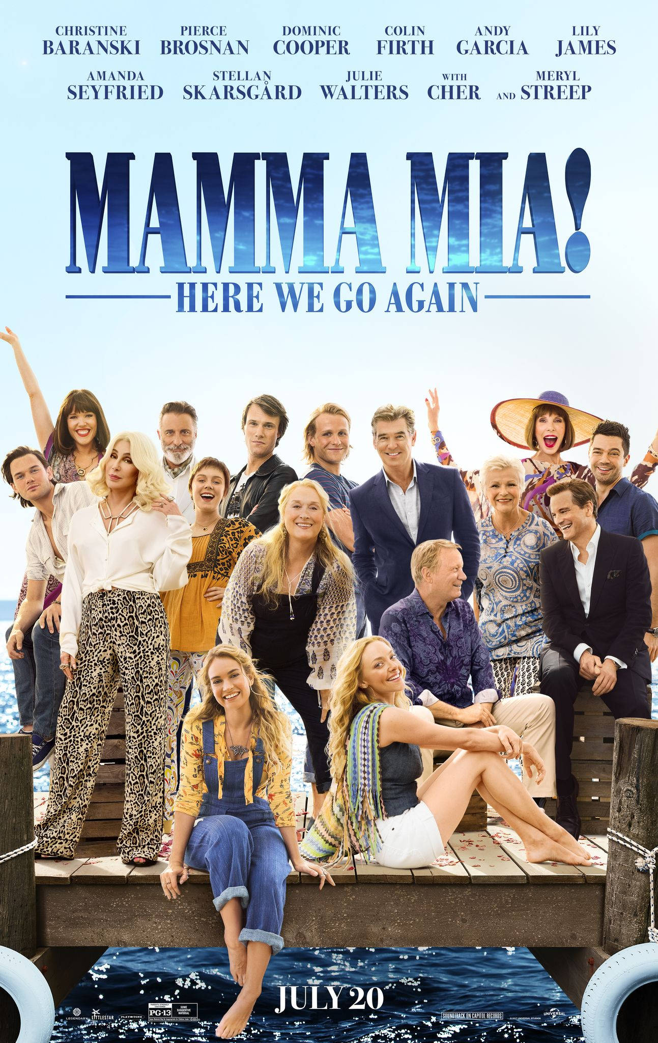 Mama Mia! Here We Go Again Taustakuvat
